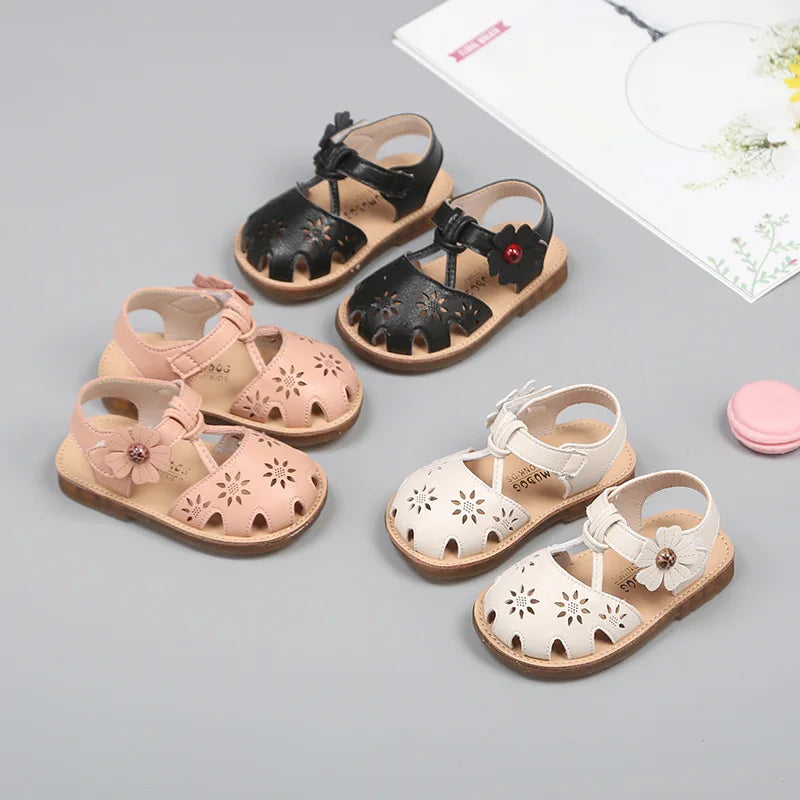 Claladoudou 11.5-15.5CM Brand Baby Girls First Sandals Toddler Girls