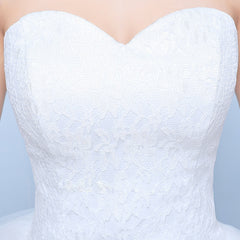 Wedding Dress Bride Dress Lace Strapless Wedding Gowns