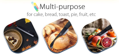 Ceramic Knife 3 4 5 6 inch Serrated Bread Knife Kitchen Black Zirconia Blade Knife