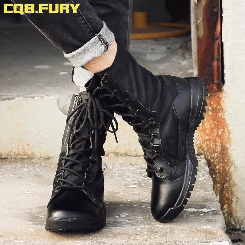 Summer super light lace up military Boot Tactical Breathable ankle strap Army Boots