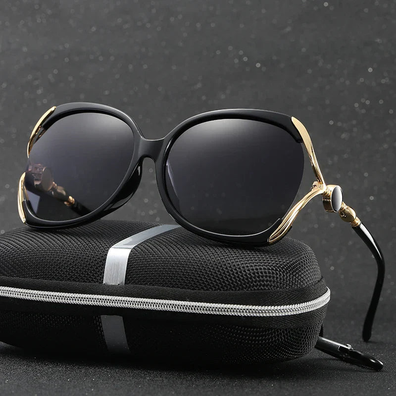 HDCRAFTER Luxury Brand Polarized Sunglasses Women Designer Cat Eye Sun Glasses for Women oculos de sol with Original Box