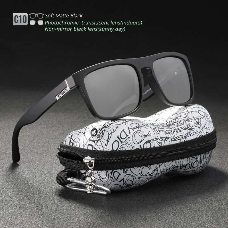 Sunglasses For Men and Women UV-Block Night Driving Glasses Photochromic