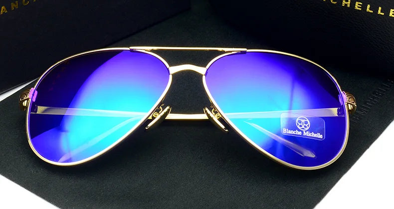 Pilot Sunglasses Women Polarized UV400 Sunglass Mirror Vintage