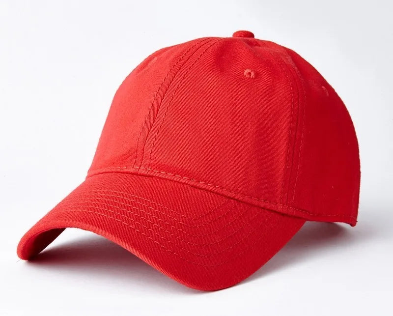 Wholesale Oversize Baseball Caps 100% Cotton Summer Sports Sun Hats for Women Men Big Head Plain Large Snapback Cap Unisex