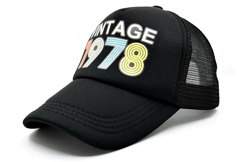 Vintage 1978 Cap 1978 Vintage Trucker Cap Men Retro 40th Birthday