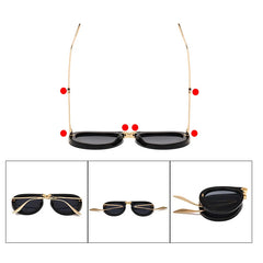 Pilot Sunglasses Women Men Design Rhinestone Fashion Eyewear