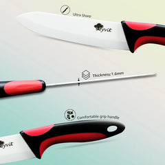 Ceramic Knife Set 3 4 5 6 inch Ultra Sharp Chef Knife Utility Fruit Slicing Vegetable