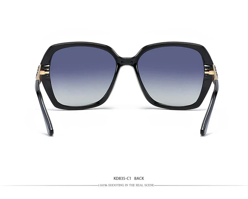 KDEAM Shiny For Women Sunglasses Polarized Butterfly Diamond Designer Sun Glasses Female UV-protected and Box