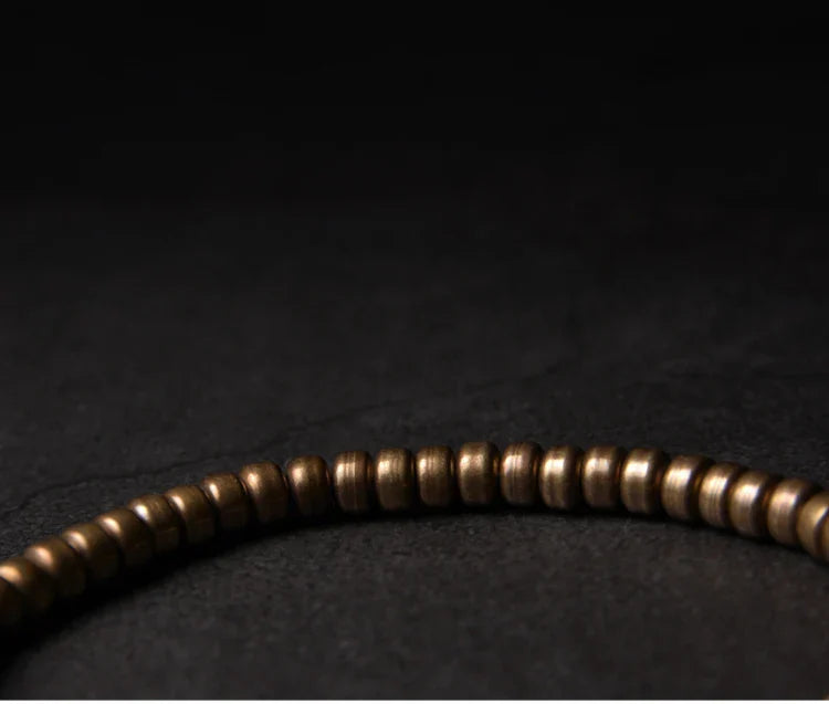 Handmade Hammered Pure Copper Bracelet Vintage  Artificial Oxidized Street Rock Style Metal Unisex Jewelry For Men Women