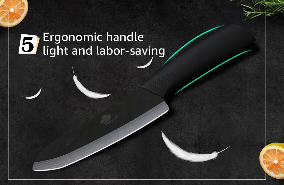 Kitchen knives Ceramic Knives Accessories set 3" Paring 4" Utility 5" Slicing 6" chef Knife