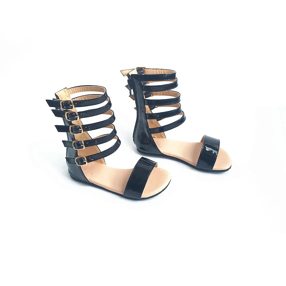 Fashion Girls Roman sandals Handmade Baby sandals Kids shoes