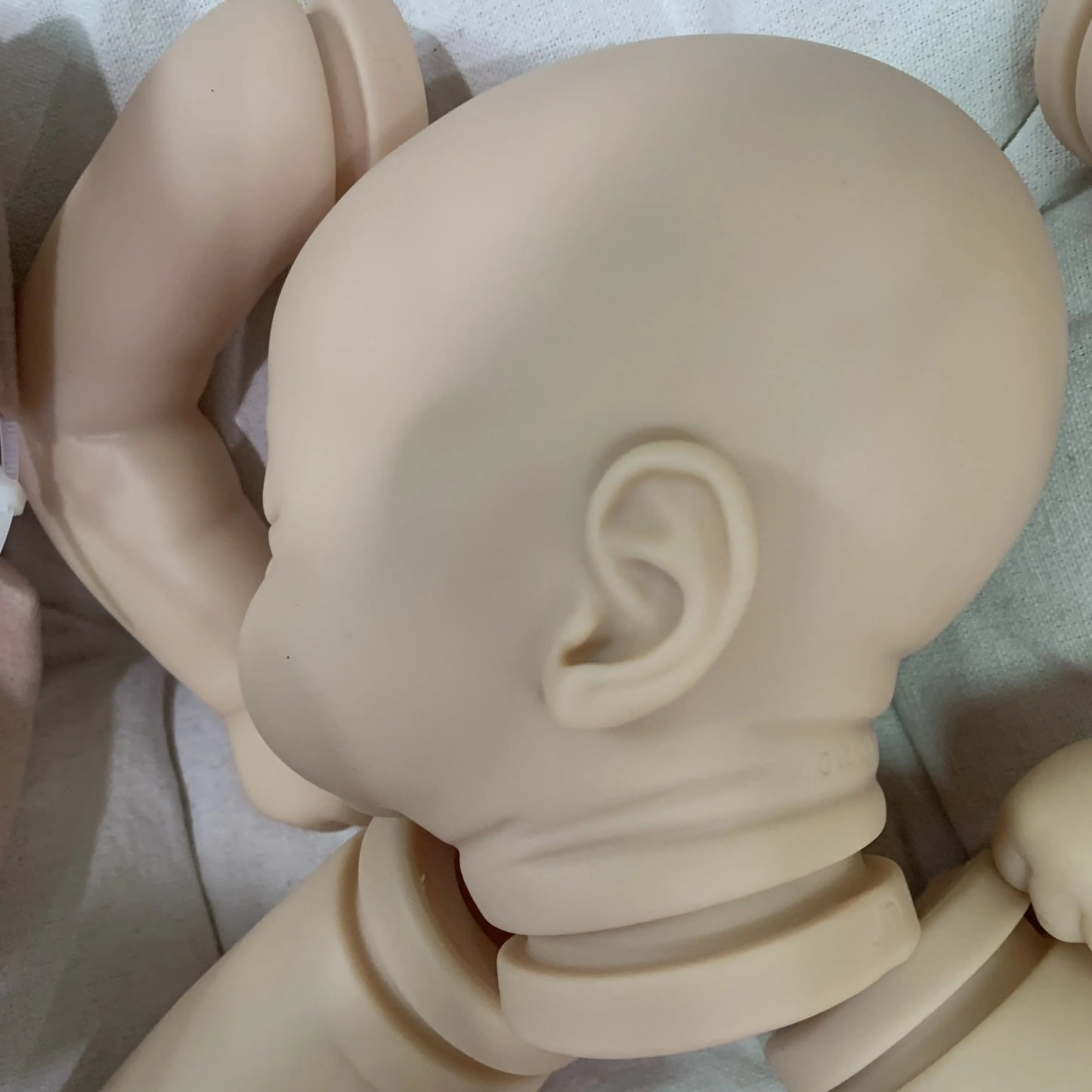 NPK Clearance 19inch Newborn Baby Reborn Doll Kit  Baby Kai Lifelike Soft Touch Fresh color Unfinished Doll Parts