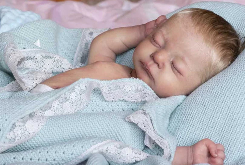 NPK Clearance 19inch Newborn Baby Reborn Doll Kit  Baby Kai Lifelike Soft Touch Fresh color Unfinished Doll Parts