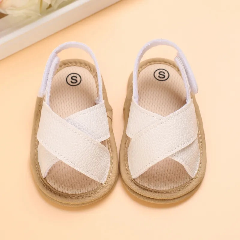 Prewalker New Summer Baby Cross Hollow Soft Soles Sandal 0-18 Month