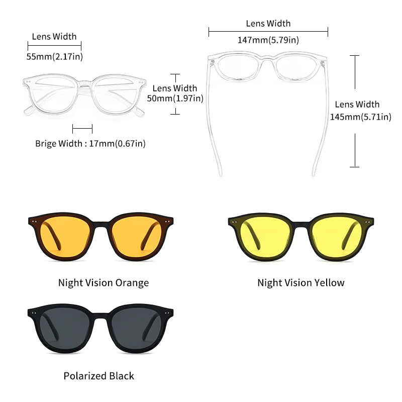 Sunglasses Goggles Yellow Orange G M Driving Eyewear Polarized Sun Glasses