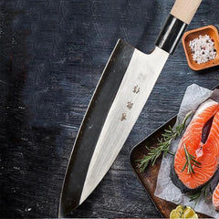 Luxurious Professional Deba Knife Fish Knife Japanese Sashimi Sushi Salmon Beef Knife