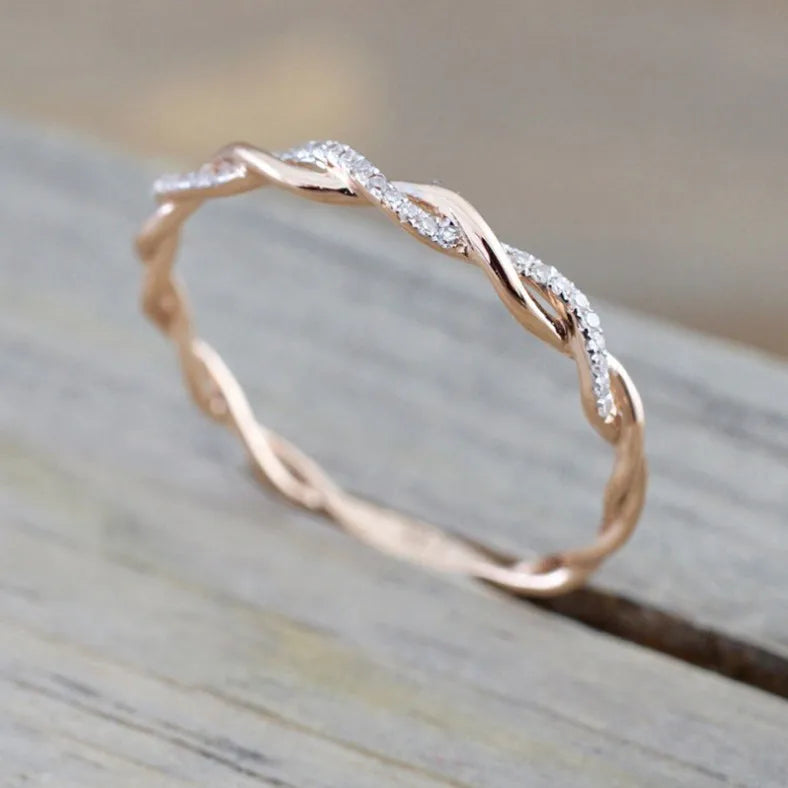 Ins Tide Adjustable Stainless Steel Rings For Women Simple Temperament Engagement