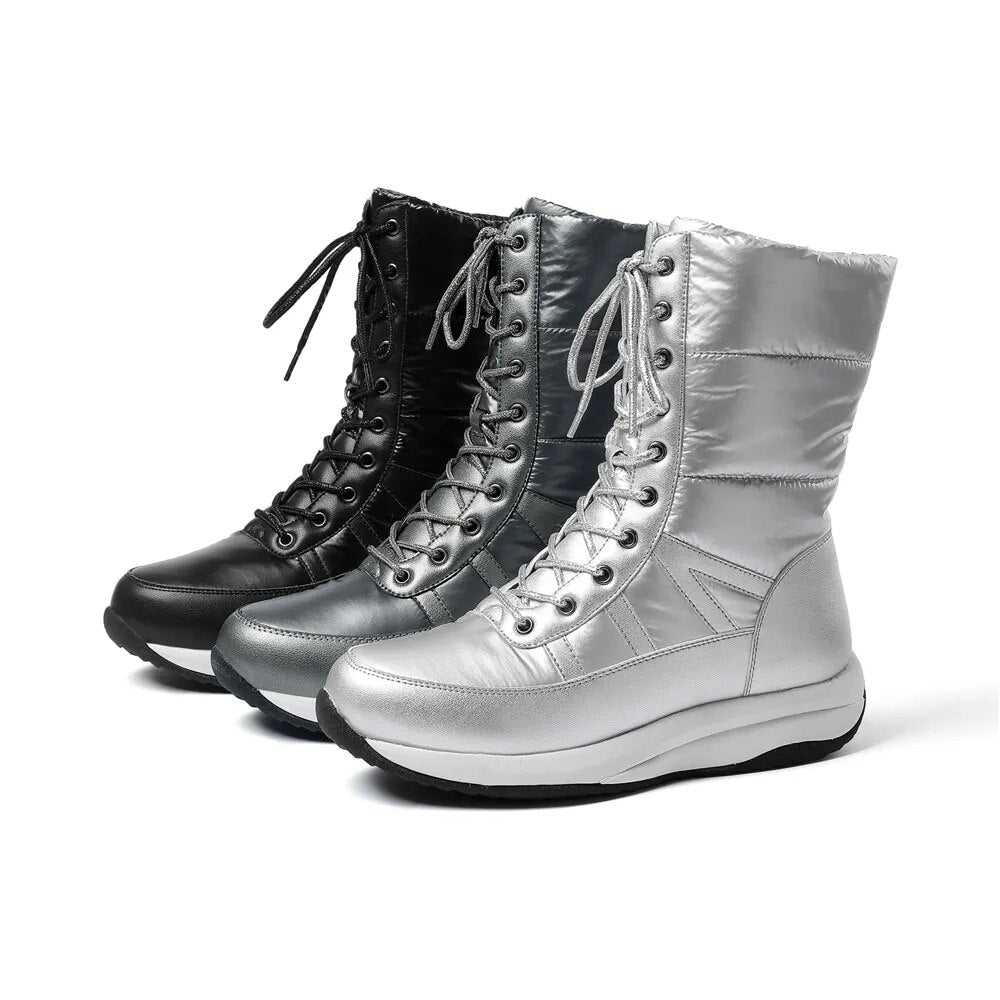 Fashion Women Winter Ankle Boots Waterproof Non Slip Footwear Ladies Snow Boots