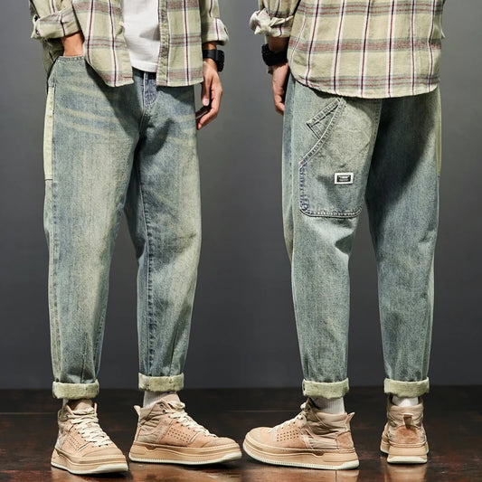 Jeans For Men Baggy Pants Loose Fit Harem Pants Vintage Clothes Men