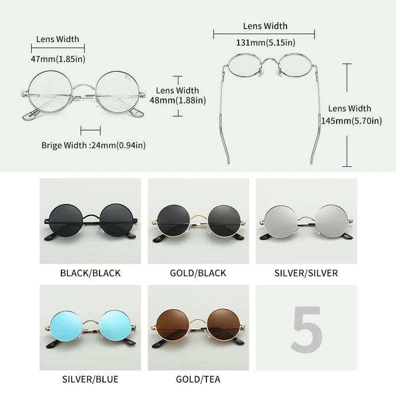 Polarized Sunglasses Vintage Men Women Male Female Sunglasses
