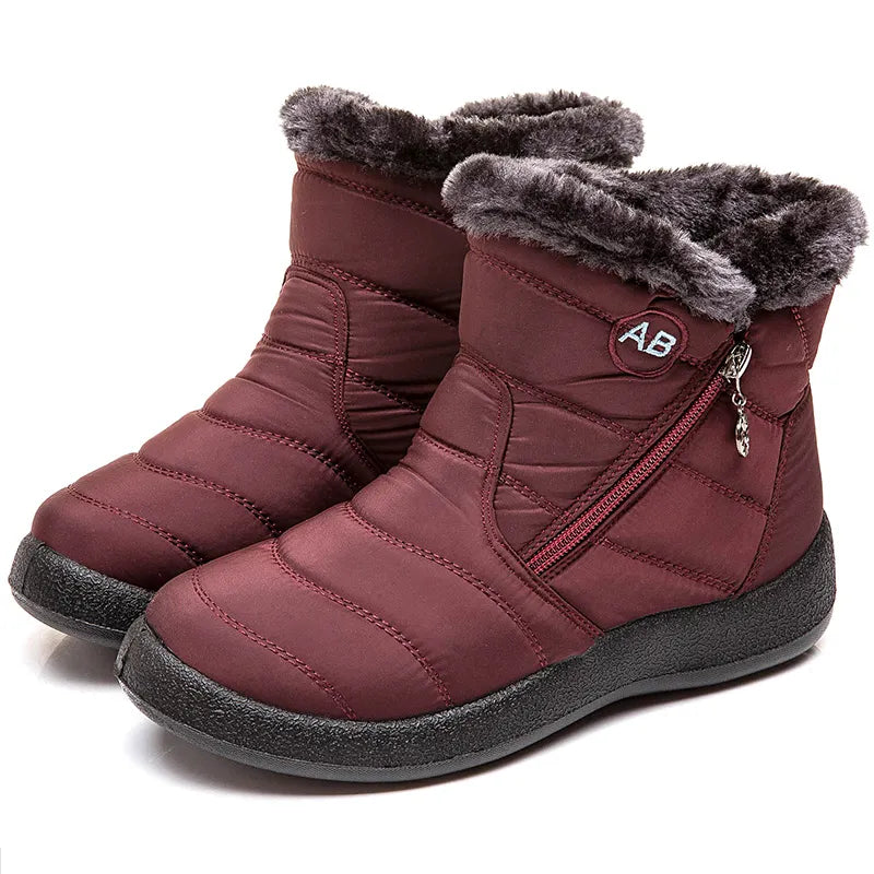 Women Boots Fashion Waterproof Snow Boots For Winter Shoes