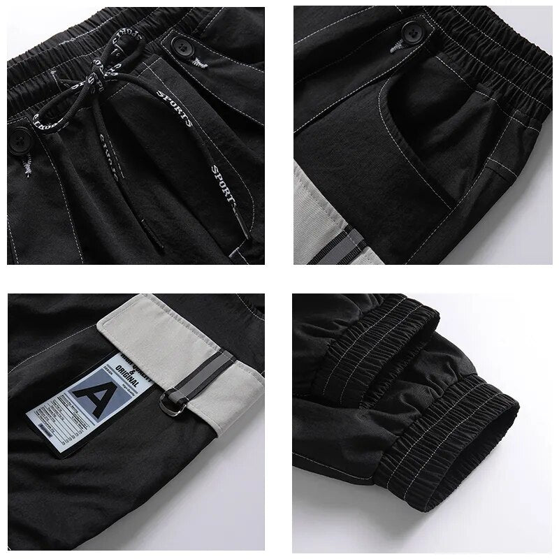 Leisure Sports Trousers Men Hip Hop Streetwear Beam Foot Cargo Pants Fashion