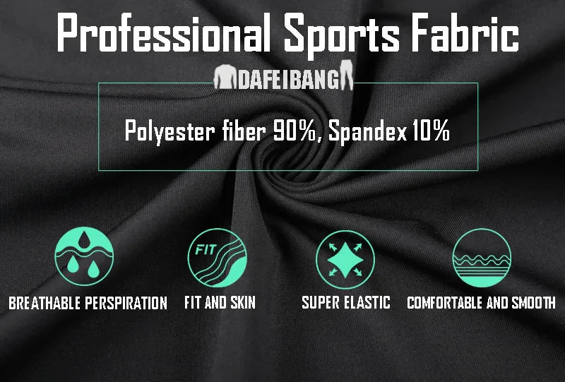 Men's Sports Suit MMA Running Quick-Drying Sportswear Compression Suit Fitness Training 3-Piece Sports Tights