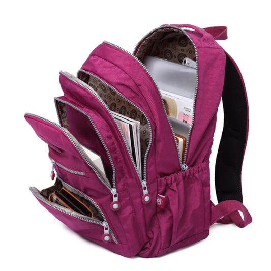 TEGAOTE Aesthetic School Backpacks for Teenagers Girl 2024 Nylon Waterproof Travel BackPack Purse Women Laptop Bagpack Mochila