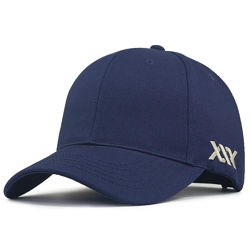 Oversize Baseball Caps Lady Hard Cotton Sun Cap Dad Casual Curved Peak Sport Hat Big Bone Men Large Snapback Cap 56-58cm 60-68cm