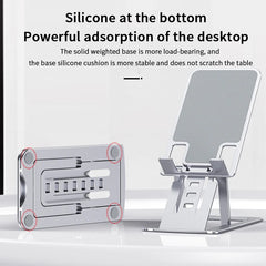 Tablet PC Desktop Stand Live Broadcast Portable Aluminum Alloy Folding Lazy Phone