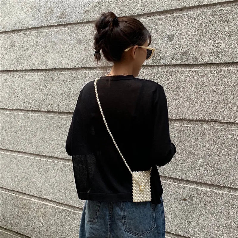 Cardigan Shirt Women Tops Korean Long Sleeve Cardigan Summer Tops V Neck