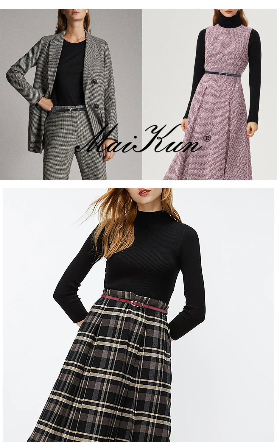 Maikun Women Belts Alloy Pin Buckle Genuine Leather Thin Belt Female Waistband for Jeans Dresses Pants
