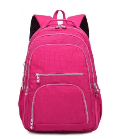 TEGAOTE Aesthetic School Backpacks for Teenagers Girl 2024 Nylon Waterproof Travel BackPack Purse Women Laptop Bagpack Mochila