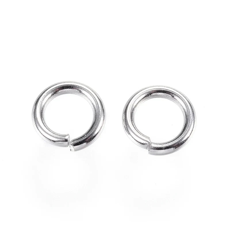 304 Stainless Steel Jump Rings Close Unsoldered Jump Rings for Jewelry Accessories Lovers 4mm 5mm 6mm 7mm 8mm 9mm 10mm