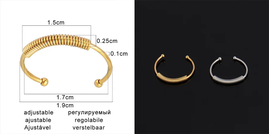 Fashion Euramerican Gold Colour Ring Rings Women Ring Stainless Steel Ring Woman