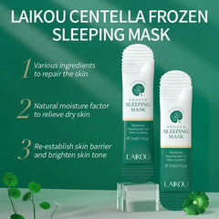 20pcs/10pcs Centella Moisturizing Sleeping Mask Deep Hydrating Nourishing Repairs After Sun Exposure Facial Skin Care Repairing