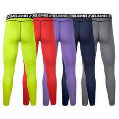 Men Compression Tight Leggings Running Sports Male Fitness Jogging Pants Quick Dry