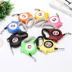 Retractable Dog Leash with LED Flashlight Detachable Dog Puppy Cat Traction Rope Belt