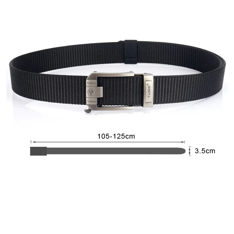 MEDYLA Tactical Belt Nylon Military Army belt Outdoor Metal Buckle Police Heavy Duty men's Training Hunting Belt