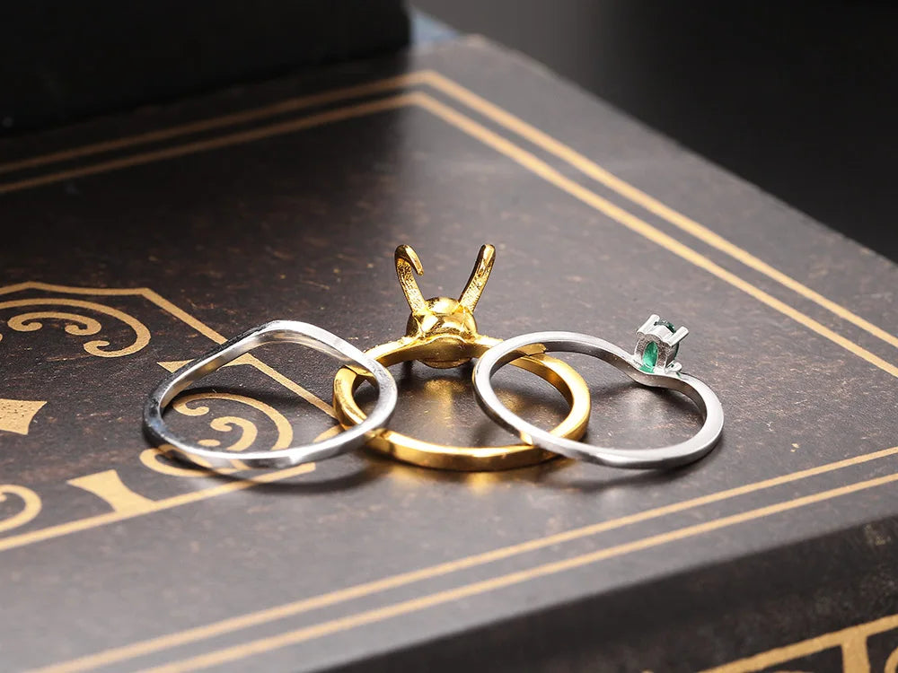 Loki Ring Thor Loki Horns Helmet Matching Paired Rings Set For Women