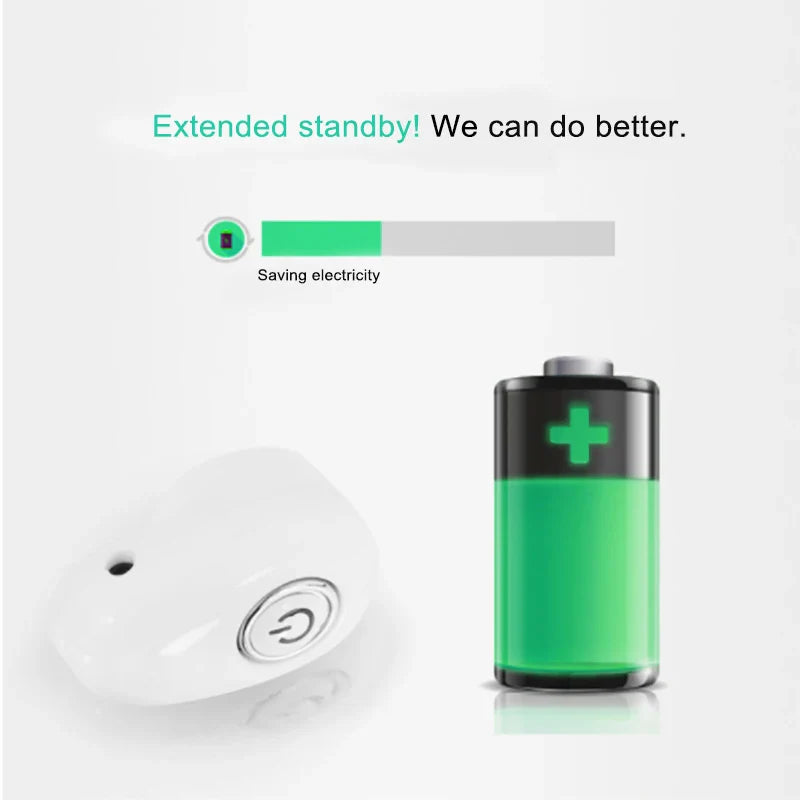 Mini Invisible Ture Wireless Earphone Noise Cancelling Bluetooth Headphone Handsfree Stereo Headset TWS Earbud With Microphone