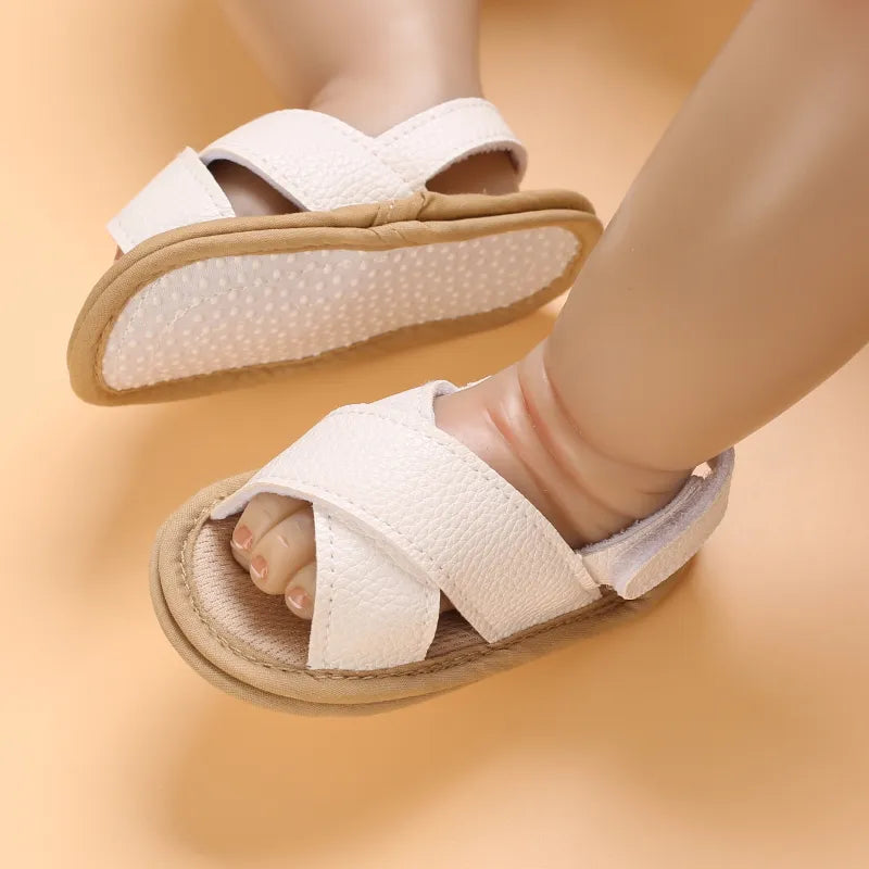 Prewalker New Summer Baby Cross Hollow Soft Soles Sandal 0-18 Month