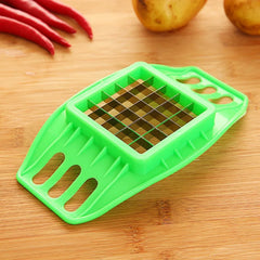 Stainless Steel Vegetable Potato Slicer Cutter Chopper Chips Making Tool Potato Cutting