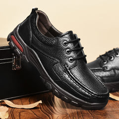 Handmade Genuine Leather Men Shoes sping autumn Business fashion Men Casual Shoes