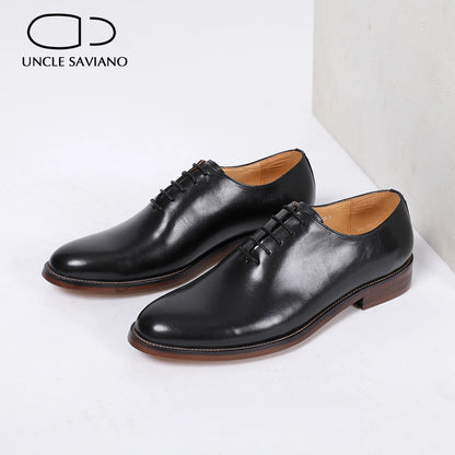 Uncle Saviano Oxford Formal Dress Shoes Wedding Man Shoe Party Office Business Fashion Designer Genuine Leather Best Man Shoes