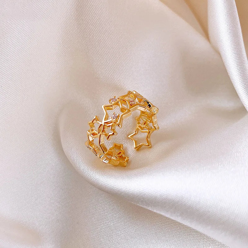 Stainless Steel Wedding Rings For Women Adjustable Engagement Women's Ring