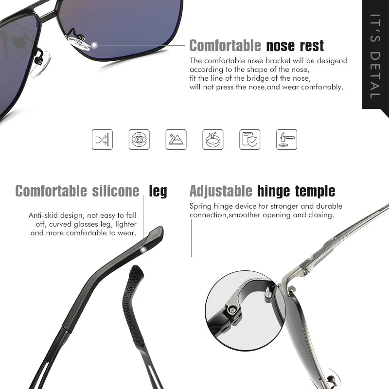 Sunglasses Men Sun Glasses Military Safety Driving