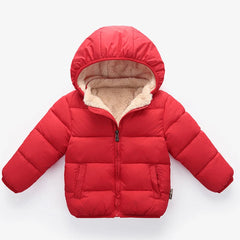 Baby Kids Boys Jackets Winter Thick Coats Warm Cashmere Outerwear