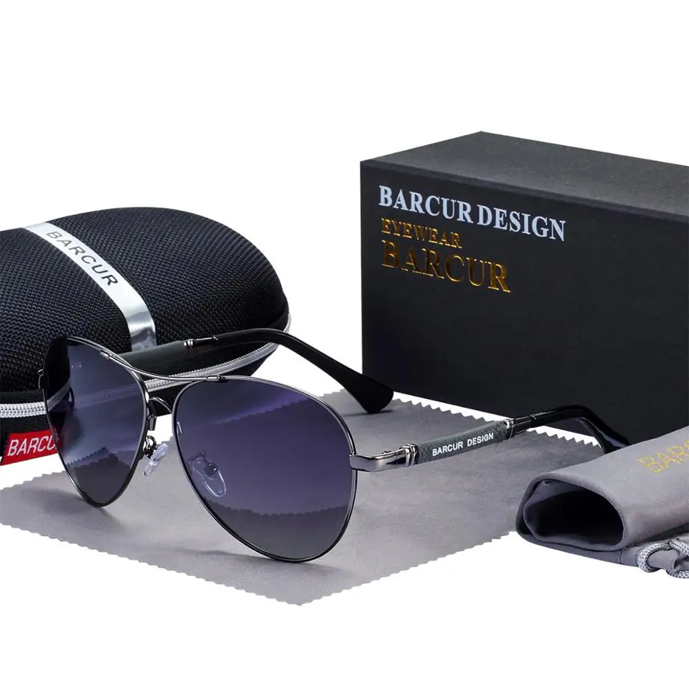 Sunglasses Polarized Men's Sun Glasses Women Pilot Gradient Eyewear Mirror