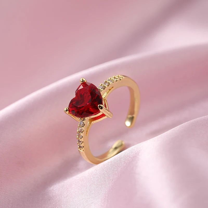 Stainless Steel Wedding Rings For Women Adjustable Engagement Women's Ring